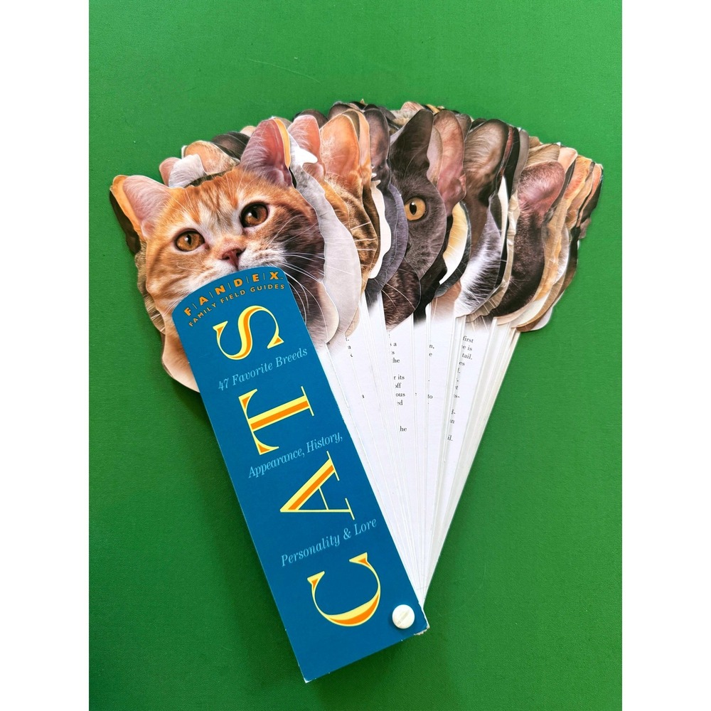 Fandex Family Field Guides Cats 47 Favorite Breeds Card Deck by Kathryn Petras